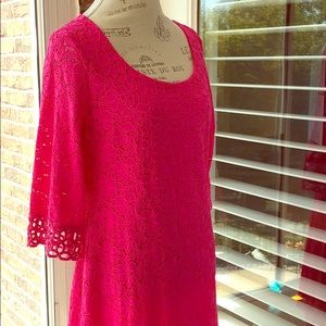 Alfani Pink lacy dress